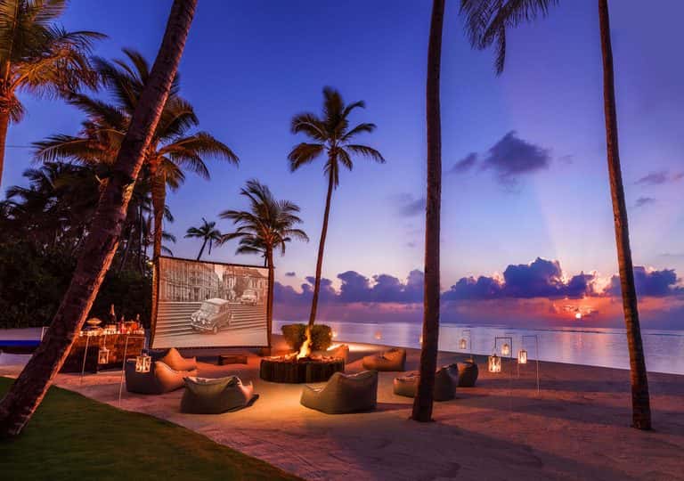 Grand Sunset Residence Private Outdoor Cinema at One&Only Reethi Rah