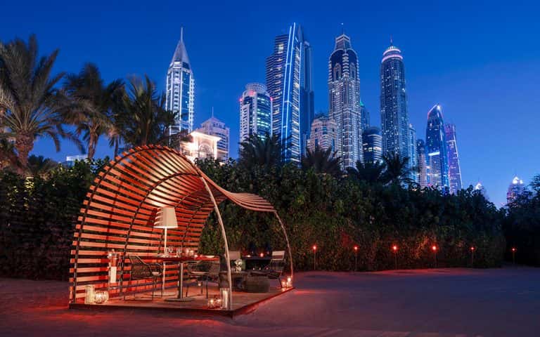 The Beach Bar & Grill Restaurant Gazebo at One&Only Royal Mirage